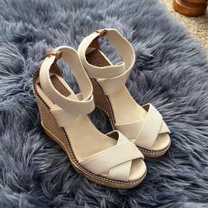 Tory Burch Freida 100mm- 4.75” Espadrille Wedge